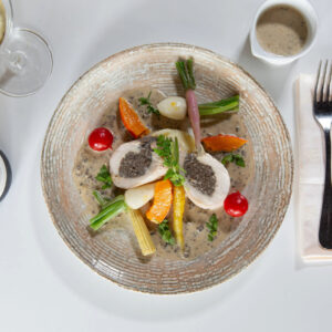 Assiette végétale de L'Orangerie